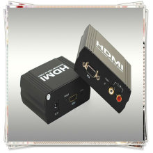 Convertisseur VGA + R / L TO HDMI (permet à un périphérique VGA + R / L de convertir facilement sur un moniteur ou un projecteur HDMI1.1)